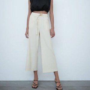 Zara Flowy Tied Pants TRF
